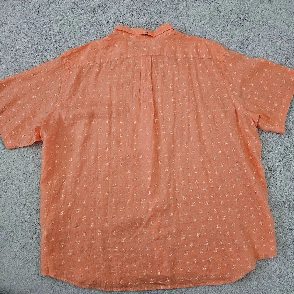 NWT Ralph Lauren Nautical Cotton Short Sleeve Button Down Lighthouse Men 4XB - Picture 4 of 9